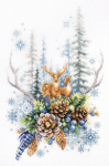 Siuvinėjimo rinkinys Magic Needle Winter Forest Spirit 200-017
