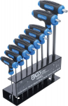 T formos rankenos veržliarakčio rinkinys | &bdquo;T -Star&ldquo; (&bdquo;Torx&ldquo;) T10 - T50 | 9 vnt. BGS Technic-8485