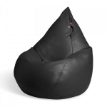Sėdmai&scaron;is Qubo&trade; Wave Drop, dirbtinė oda, juodas