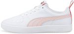 Sportiniai bateliai vaikams Puma Rickie Jr Lotus White Pink 384311 06, balti