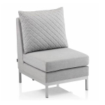 Modulinis fotelis Kettler Ego Modular Dining, pilkas