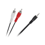 jack 3,5-2 x rca kabelis 10 m