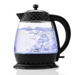 ETA Crystal, 2200 W, 1.7 L stiklas/juoda