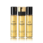 Tualetinis vanduo Chanel No.5 EDT moterims, 3 x 20 ml