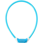 Dviračio spyna su kodu Dunlop, 1 x 65 cm, mėlyna