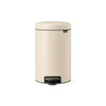 Brabantia &scaron;iuk&scaron;liadėžė NewIcon, 12 l, smėlio spalvos