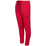 Laisvalaikio kelnės berniukams 4F Jr HJL22-JSPMD00162S, raudonos, 122 cm