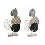 Dekoratyvinė figūrėlė DKD Home Decor Metalinis Paklodės (2 pcs) (30 x 8 x 50 cm)