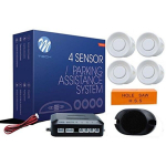 Parkavimo Daviklis M-Tech CP7W 0,3 - 3 m Balta 4 pcs