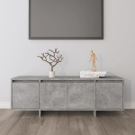 vidaXL Televizoriaus spintelė, betono pilka, 120x30x40,5cm, MDP