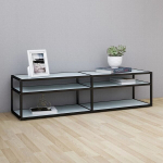 vidaXL TV spintelė, balta marmuro, 160x40x40,5cm, grūdintas stiklas