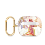 Guess Flower Strap Airpods 3 dėklas (violetinė)
