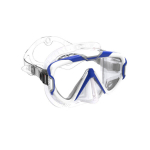 Nardymo Kaukė Mares Pure Wire Mask White Silicone-Blue
