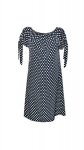 Suknelė moterims Kinga, juoda/balta, XXXL