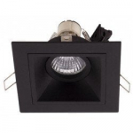 &Scaron;viestuvas Maxlight Hit kolekcija juoda 11,5x11,5cm 1xGU10 H0090