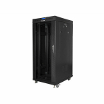 Spinta Raktas 19" - LANBERG - 37U - 800x1000 mm - Juoda - Stiklinės durys su LCD