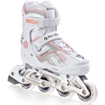 Reguliuojamo dydžio riedučiai Raven Pulse White/Pink