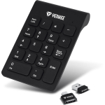 Belaidė skaičių klaviatūra YENKEE YKB 4020 WL, Type-C adapter, 2.4Ghz, -