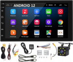 Automobilių magnetola, NAVIGACINĖ MULTIMEDIJA STOTIS, GPS, WI-FI, Android 12 ekranas 7"