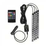 Automobilio salonas RGB LED lemputė.