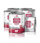 Konservai &scaron;unims su jautiena Pupil Premium All Meat Adult, 800 g