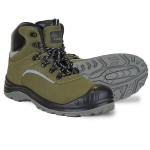 Nabuko odos chaki spalvos darbo batai S3