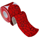 TheraBand kineziologinis teipas, sukarpytas,5X25.4 cm, 20 vnt, raudona/juoda