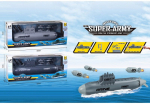 Povandeninis kovinis laivas su &scaron;audančiomis torpedomis Super Army Trifox