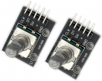 2 vnt. sukamojo enkoderio modulis KY-040, skirtas Raspberry Pi ir Arduino