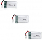 3 vnt. akumuliatorių "Syma Drone x5C X5" 3.7V 650mAh 25C Advanced Lipo