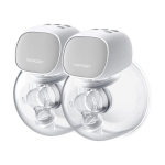 Dvigubas belaidis elektrinis pientraukis Momcozy S9 Pro Silver