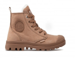 Palladium laisvalaikio batai moterims Pampa HI ZIP WL, rudi