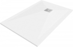 Stačiakampis du&scaron;o padėklas Mexen Stone+ su sifonu, White, 120x70,80,90,100 cm