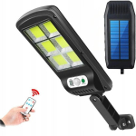 Gatvės žibintas su nuotolinio valdymo pultu 120 LED COB