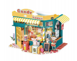 Medinė surenkama miniatiūra Robotime 3D Candy house