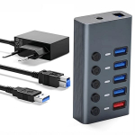 Adapteris Reagle 5 in 1 USB 3.1