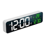 LED laikrodis su žadintuvu, temperatūra, data ir muzikos funkcija LIVMAN 8810