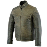 Moto striukė Choppers, ruda, 4XL