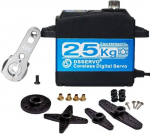 Skaitmeninis be&scaron;erdis servo variklis DS3225PRO 7.4V 25KG