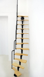Moduliniai laiptai Twister Minka juoda, 294 cm