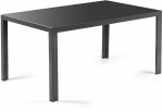 Lauko stalas Fieldmann Black GlassO'Matte, juodas