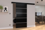 Spinta ADRK Furniture Biella 106, juoda