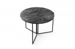 Stalas Kalune Design Yaprak-1202, pilkas/juodas