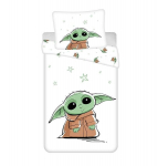 Vaiki&scaron;kas patalynės komplektas Star Wars Baby Yoda, 140x200 cm, 2 dalių