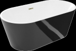 Vonia Mexen Luna, 150 x 75 cm, White/Black+Gold