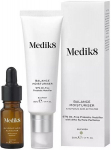 Veido priežiūros rinkinys Medik8 Balancing Moisturizing Cream Set moterims: drėkinamasis kremas, 50 ml + veido serumas Glycolic Acid, 10 ml