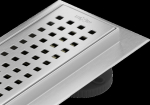 Du&scaron;o latakas Mexen Flat 360 Square, Chrome, 50 cm