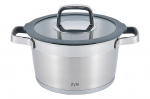 Puodas Zyle ZY12720CS 2,5 l nerūdijančio plieno 20 cm su dangčiu