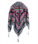 Moteri&scaron;ka didelė skara su boho ra&scaron;tais, unisize