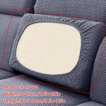 Elastinis Sofa Apdangalas, Universalus Dulkėms Atsparus Baldų Apsauga, XL (keturios sėdynės)